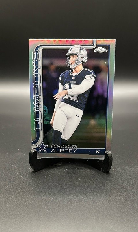 2025 Topps Chrome #81 Brandon Aubrey Refractor