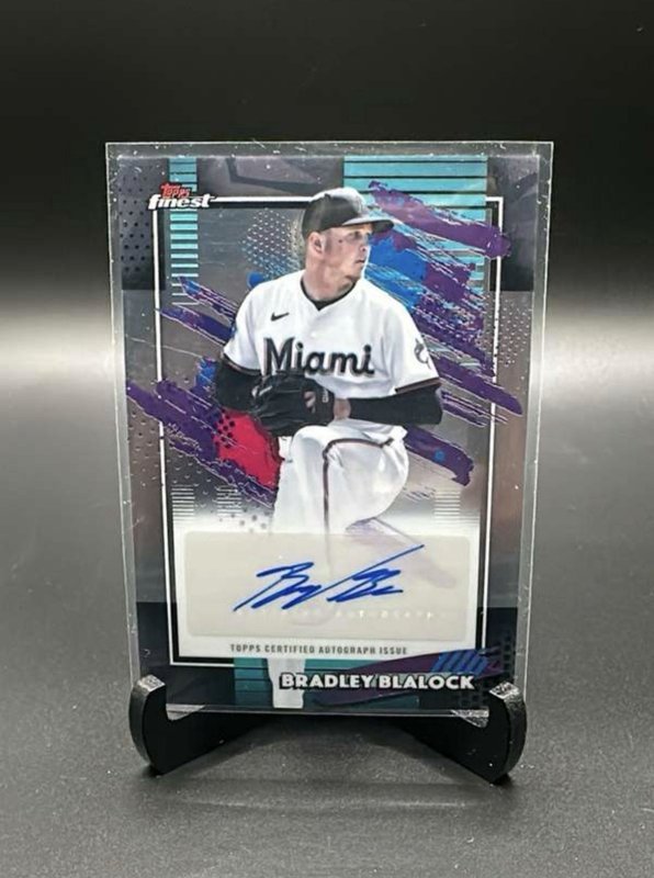 Bradley Blalock 2026 Topps Finest #FMA-BB Autograph