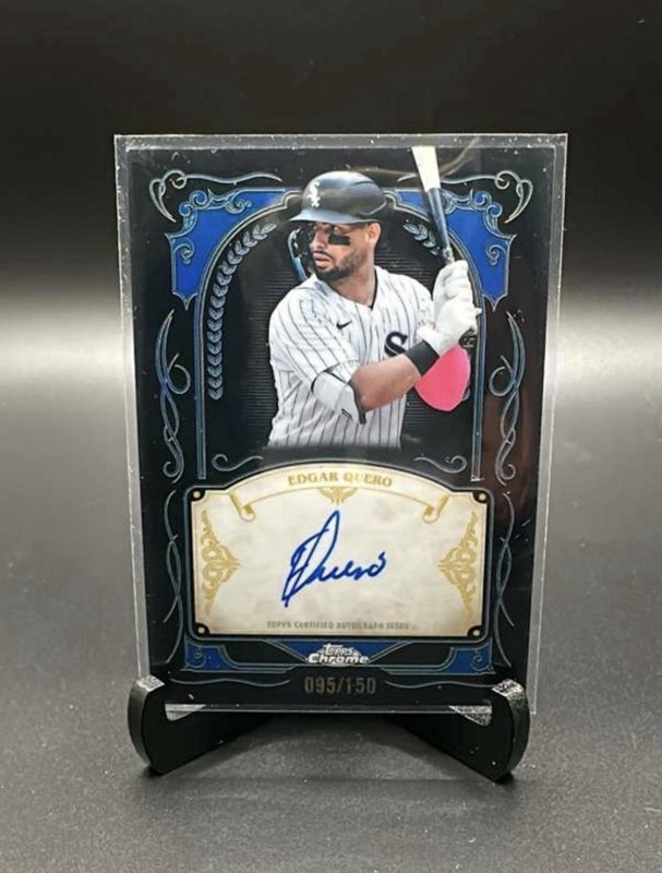 2026 Topps Chrome Edgar Quero Ink Strokes Blue Autograph IS-EQ /150  White Sox