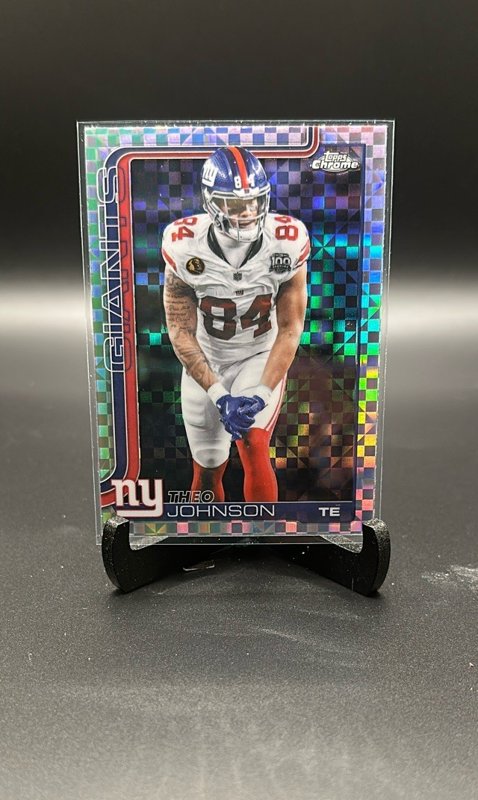 2025 Topps Chrome #233 Theo Johnson X-Fractor