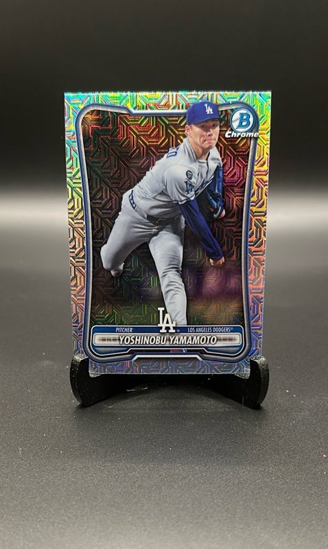 2026 Bowman #2 Yoshinobu Yamamoto Chrome Mojo Refractors