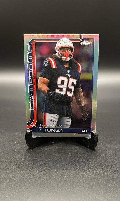 2025 Topps Chrome #214 Khyiris Tonga Refractor