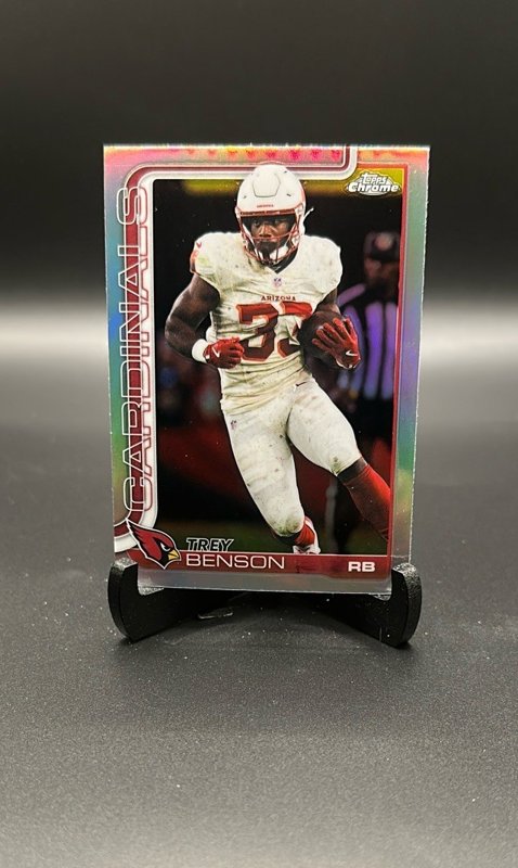 2025 Topps Chrome #7 Trey Benson Refractor