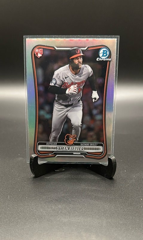 2026 Bowman #69 Dylan Beavers Rookie Red RC Logo