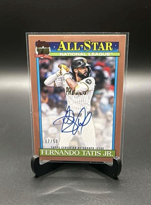 2026 Topps Series 2 Fernando Tatis Jr All Stars GOLD Auto /50 San Diego Padres