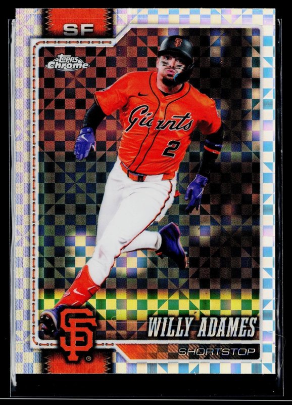 2026 Topps Chrome #140 Willy Adames X-Fractors