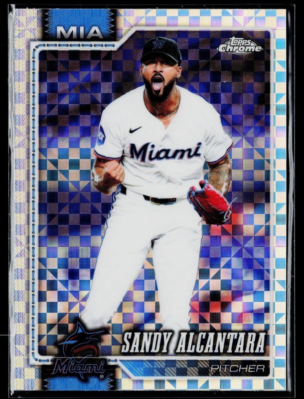 2026 Topps Chrome #20 Sandy Alcantara X-Fractors