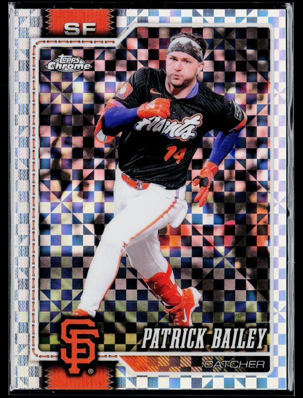 2026 Topps Chrome #197 Patrick Bailey X-Fractors