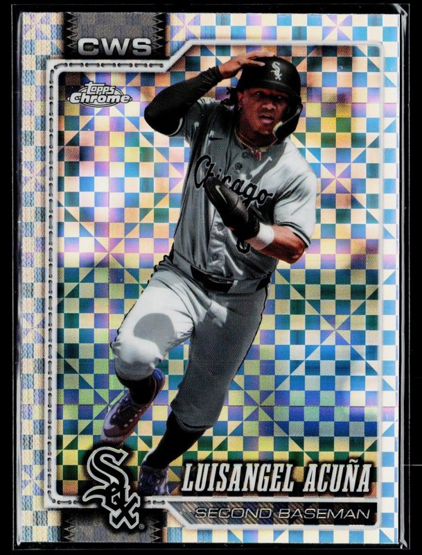2026 Topps Chrome #33 Luisangel Acuña X-Fractors