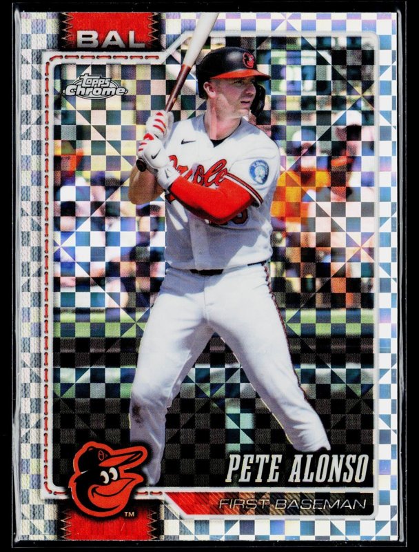 2026 Topps Chrome #55 Pete Alonso X-Fractors