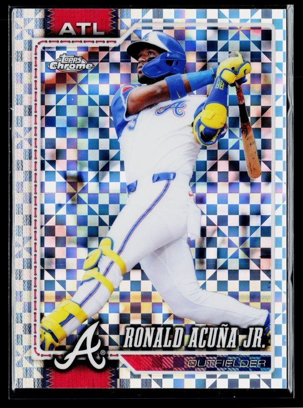 2026 Topps Chrome #124 Ronald Acuña Jr. X-Fractors