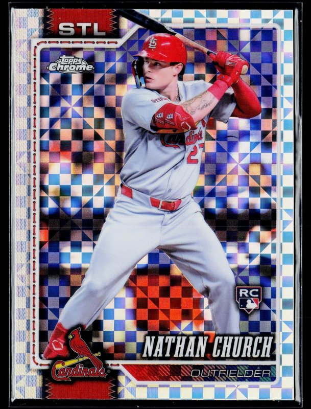 2026 Topps Chrome #192 Nathan Church X-Fractors