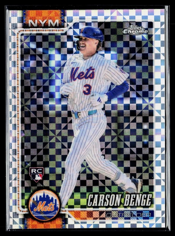 2026 Topps Chrome #87 Carson Benge X-Fractors