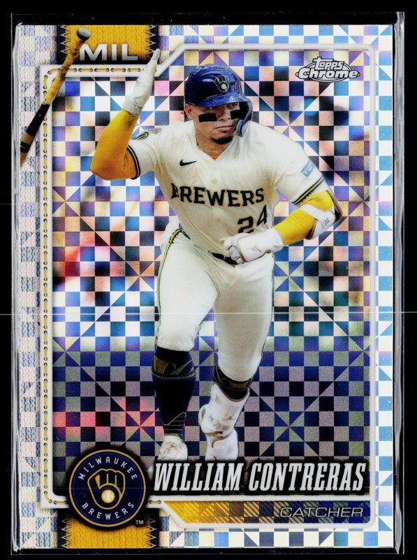 2026 Topps Chrome #198 William Contreras X-Fractors