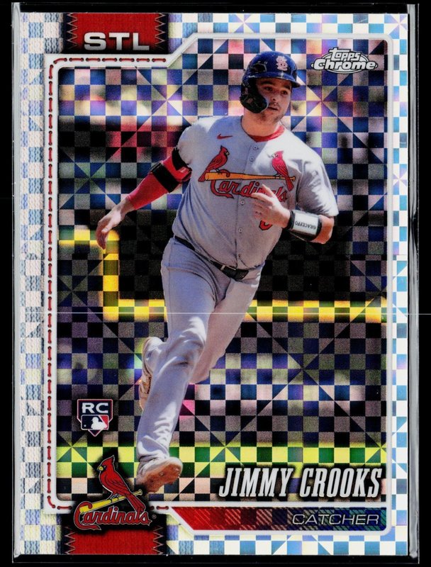 2026 Topps Chrome #291 Jimmy Crooks X-Fractors