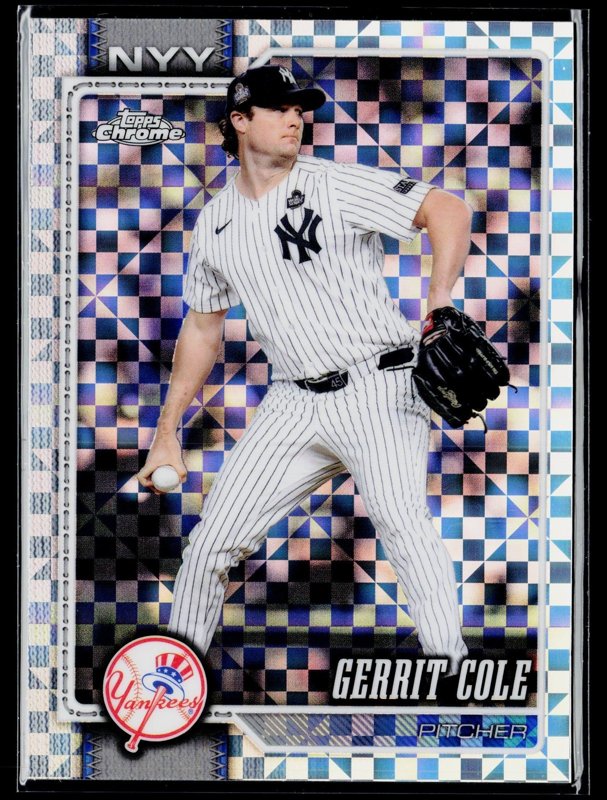 2026 Topps Chrome #191 Gerrit Cole X-Fractors