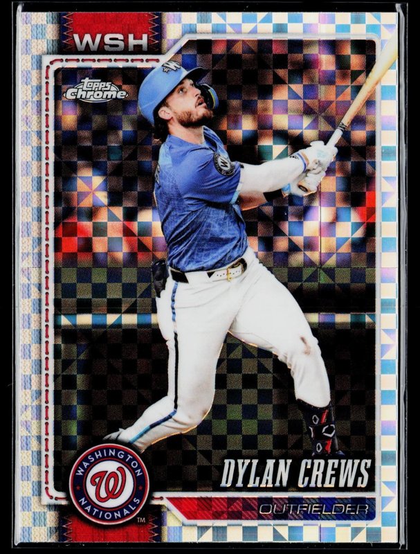 2026 Topps Chrome #54 Dylan Crews X-Fractors