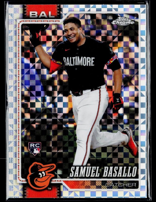 2026 Topps Chrome #7 Samuel Basallo X-Fractors