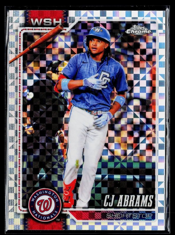 2026 Topps Chrome #243 CJ Abrams X-Fractors