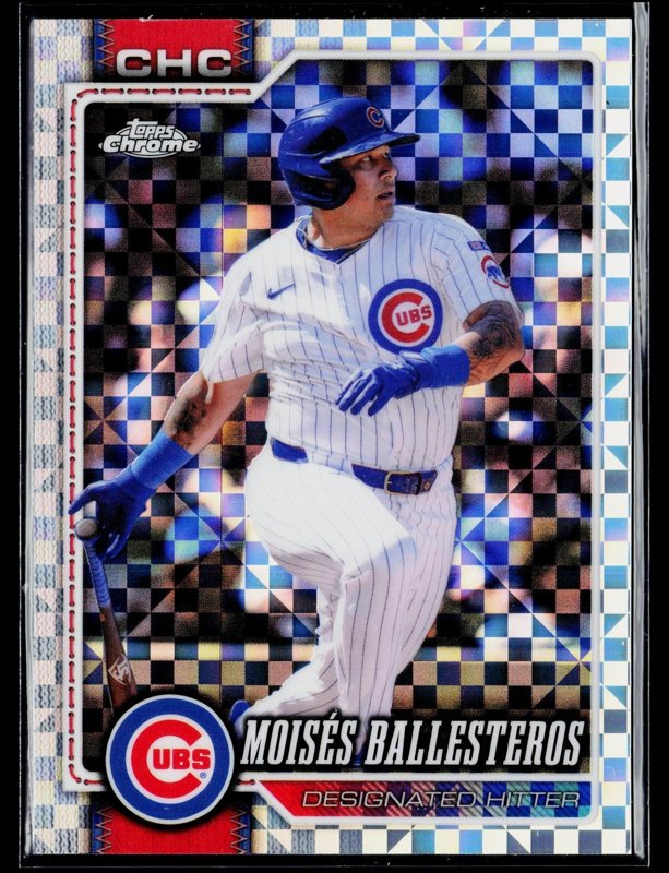 2026 Topps Chrome #264 Moisés Ballesteros X-Fractors