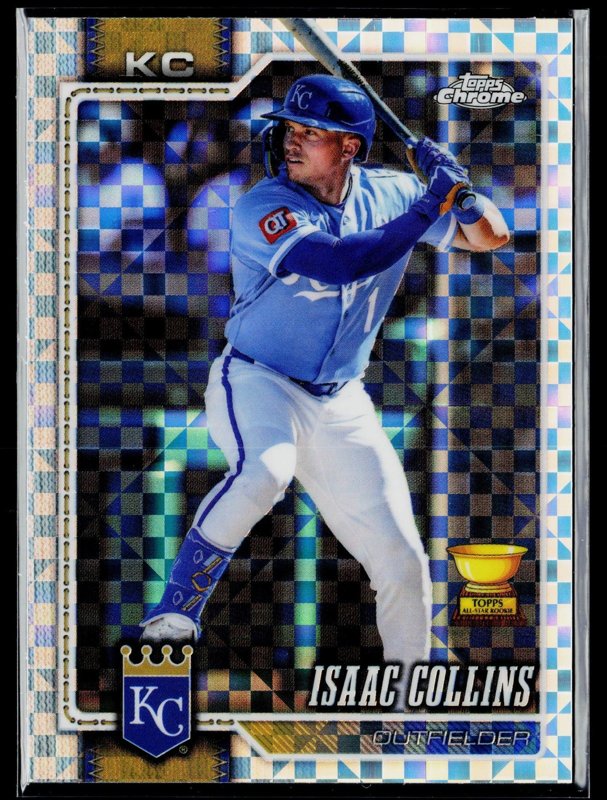 2026 Topps Chrome #251 Isaac Collins X-Fractors