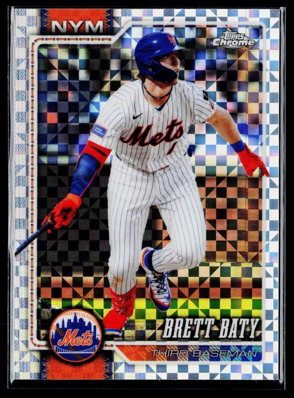 2026 Topps Chrome #263 Brett Baty X-Fractors
