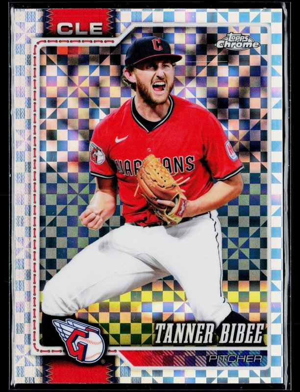 2026 Topps Chrome #89 Tanner Bibee X-Fractors