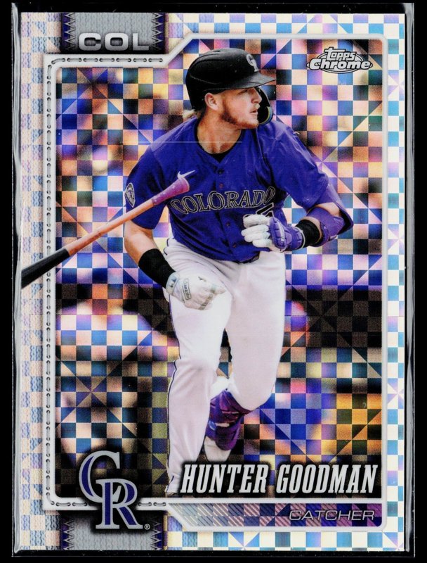 2026 Topps Chrome #207 Hunter Goodman X-Fractors