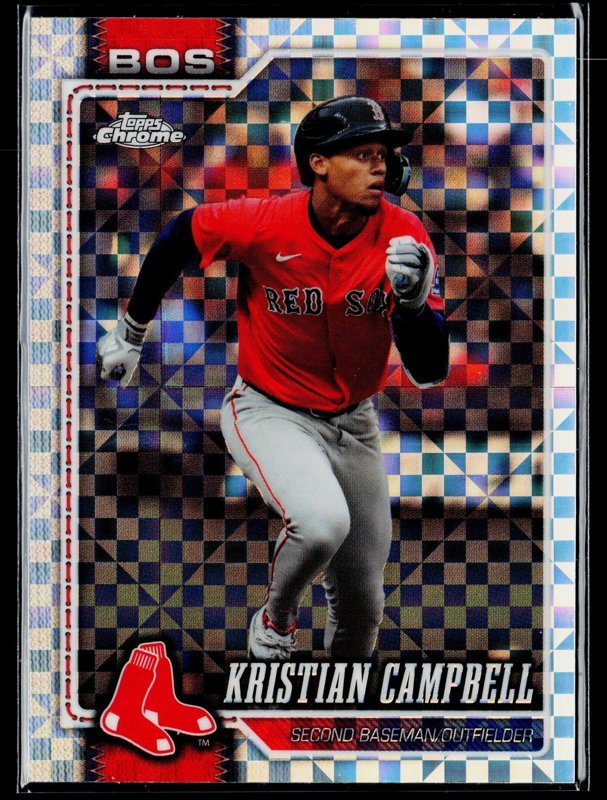 2026 Topps Chrome #282 Kristian Campbell X-Fractors