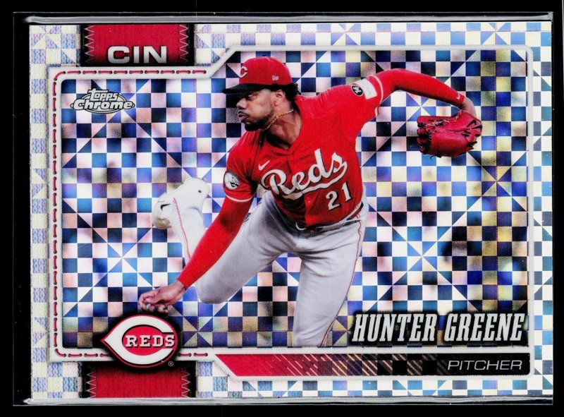 2026 Topps Chrome #135 Hunter Greene X-Fractors