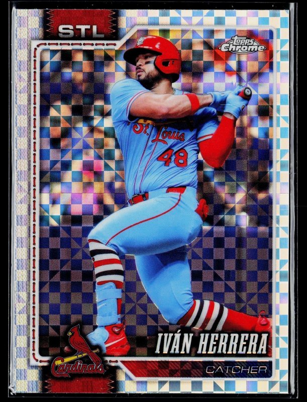 2026 Topps Chrome #82 Iván Herrera X-Fractors
