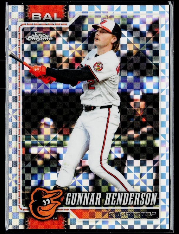 2026 Topps Chrome #153 Gunnar Henderson X-Fractors