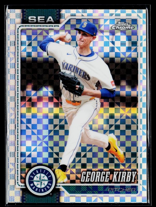 2026 Topps Chrome #216 George Kirby X-Fractors
