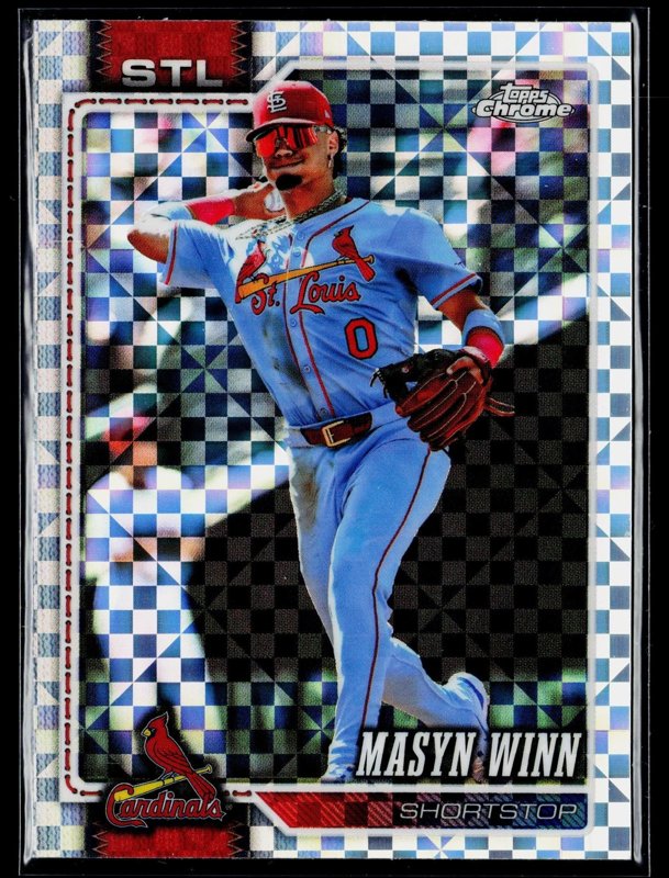 2026 Topps Chrome #217 Masyn Winn X-Fractors