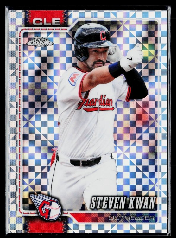 2026 Topps Chrome #170 Steven Kwan X-Fractors