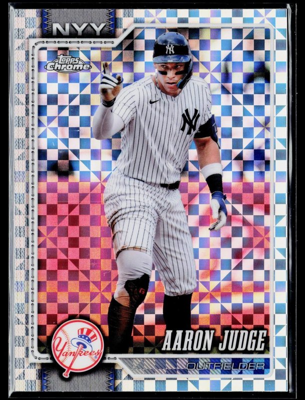 2026 Topps Chrome #100 Aaron Judge X-Fractors
