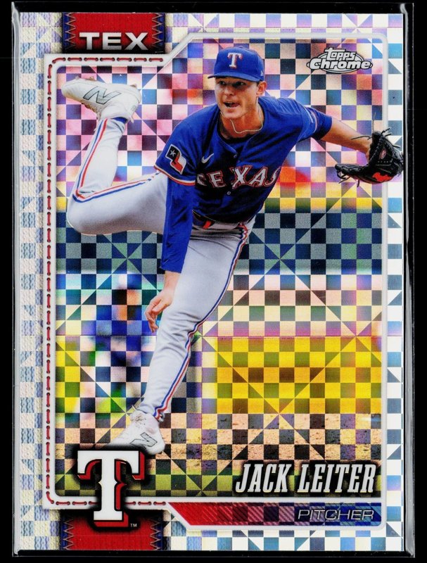 2026 Topps Chrome #175 Jack Leiter X-Fractors