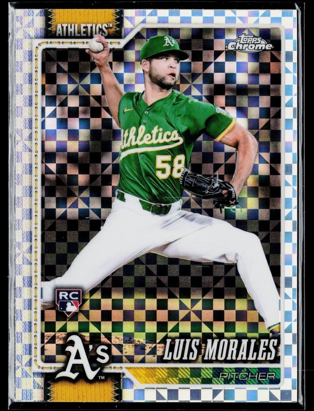 2026 Topps Chrome #294 Luis Morales X-Fractors