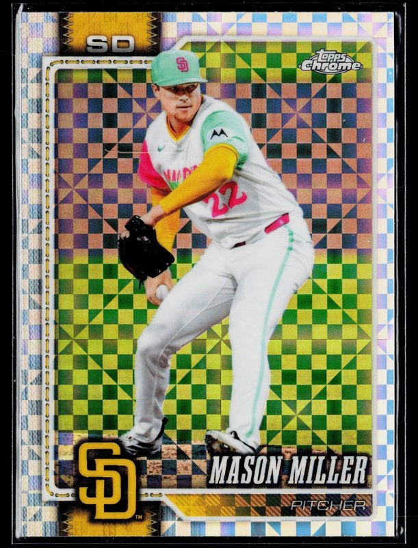 2026 Topps Chrome #287 Mason Miller X-Fractors