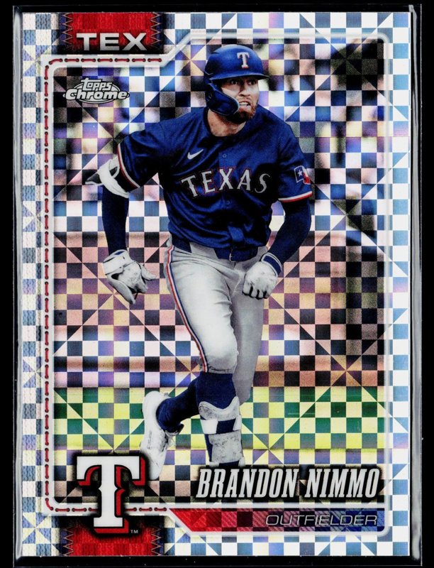 2026 Topps Chrome #101 Brandon Nimmo X-Fractors