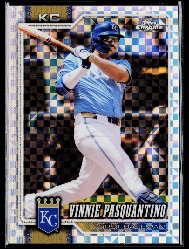 2026 Topps Chrome #162 Vinnie Pasquantino X-Fractors