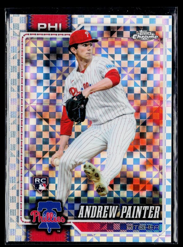 2026 Topps Chrome #160 Andrew Painter X-Fractors