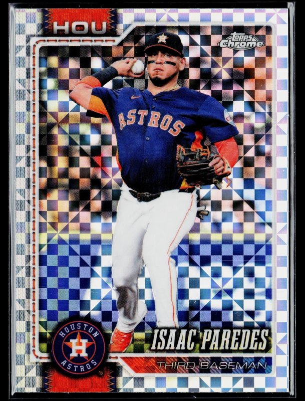 2026 Topps Chrome #32 Isaac Paredes X-Fractors