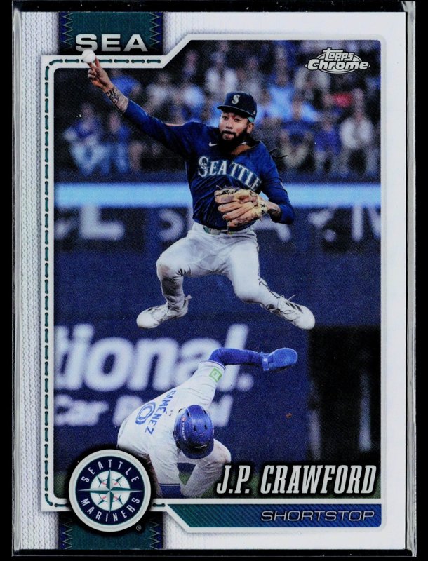 2026 Topps Chrome #25 J.P. Crawford Refractors