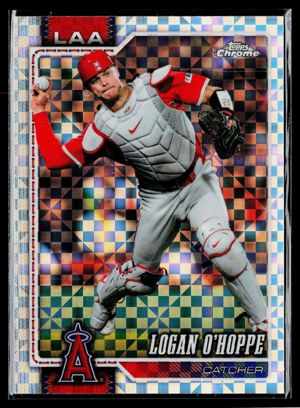 2026 Topps Chrome #97 Logan O'Hoppe X-Fractors