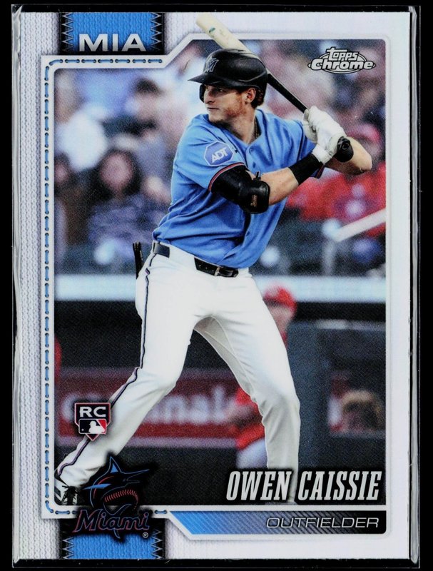2026 Topps Chrome #115 Owen Caissie Raywave Refractors
