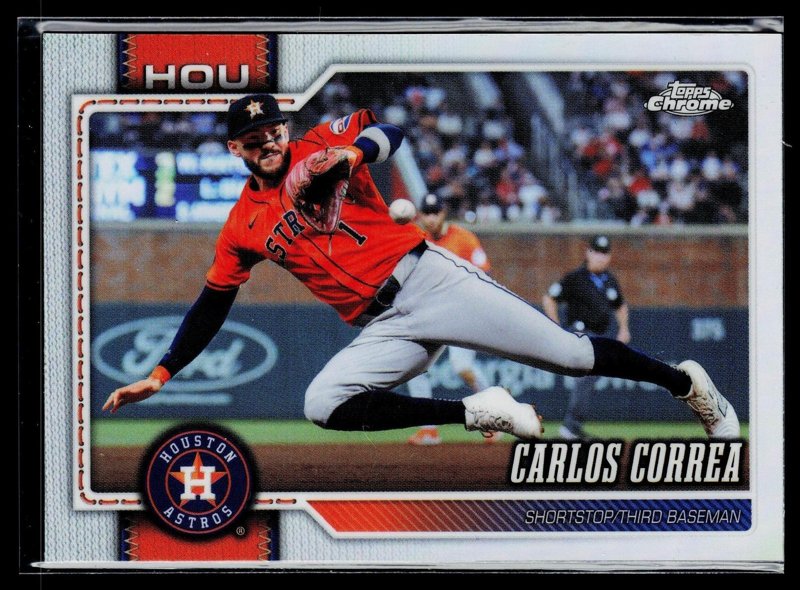 2026 Topps Chrome #47 Carlos Correa Refractors