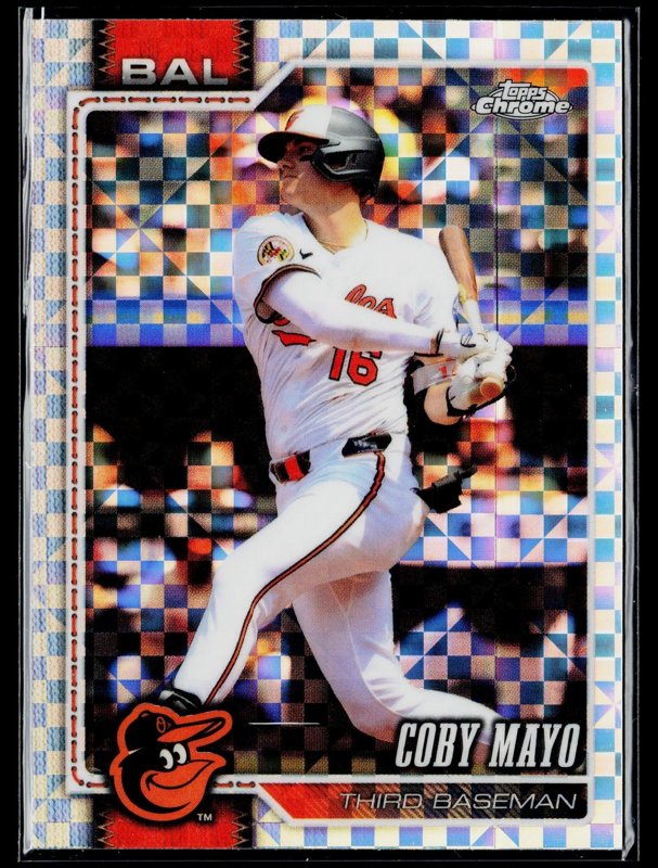 2026 Topps Chrome #139 Coby Mayo X-Fractors