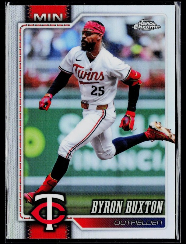 2026 Topps Chrome #173 Byron Buxton Refractors