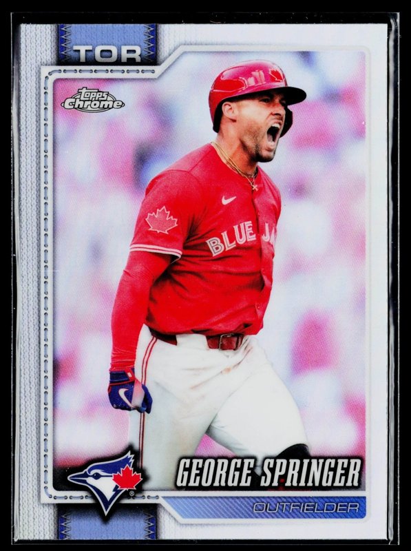 2026 Topps Chrome #253 George Springer Refractors